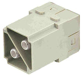 Harting Double module, male, 2 contacts, c/s 16 - 35mm², 100A Harting